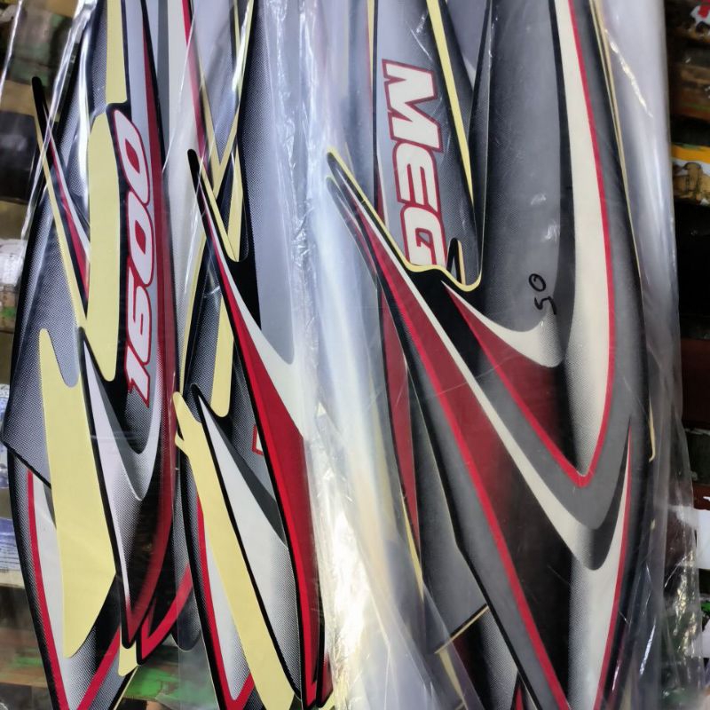 sticker striping Mega pro 2005