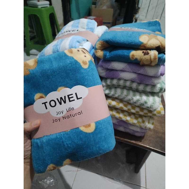 Handuk Anak Bayi Microfiber 140x70cm / 100x50cm halus lembut kado /handuk mandi