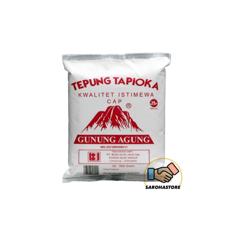 

Tepung Tapioka Cap Gunung Agung 500 gr