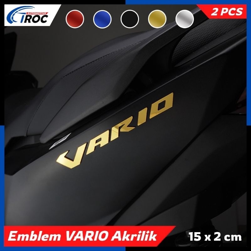 STICKER TIMBUL EMBLEM LOGO VARIO 3D EMBLEM MOTOR HONDA VARIO