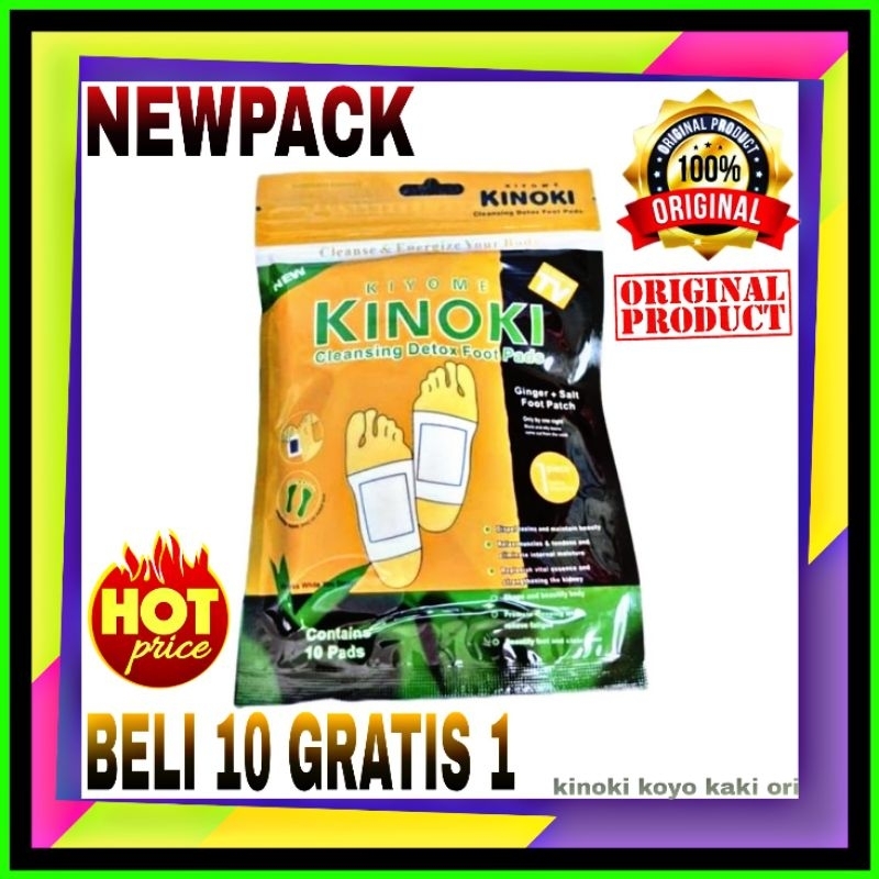 Kinoki koyo kaki Original detox kinoki gold asli