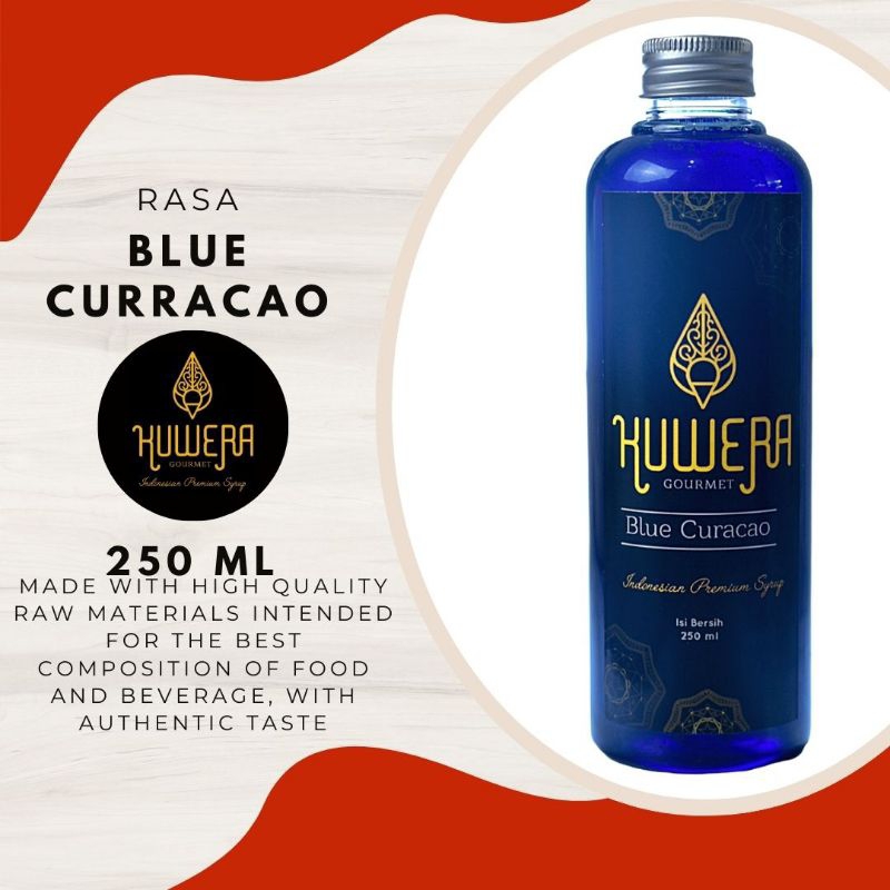 

Sirup Blue Curracao - Kuwera syrup 250 ml