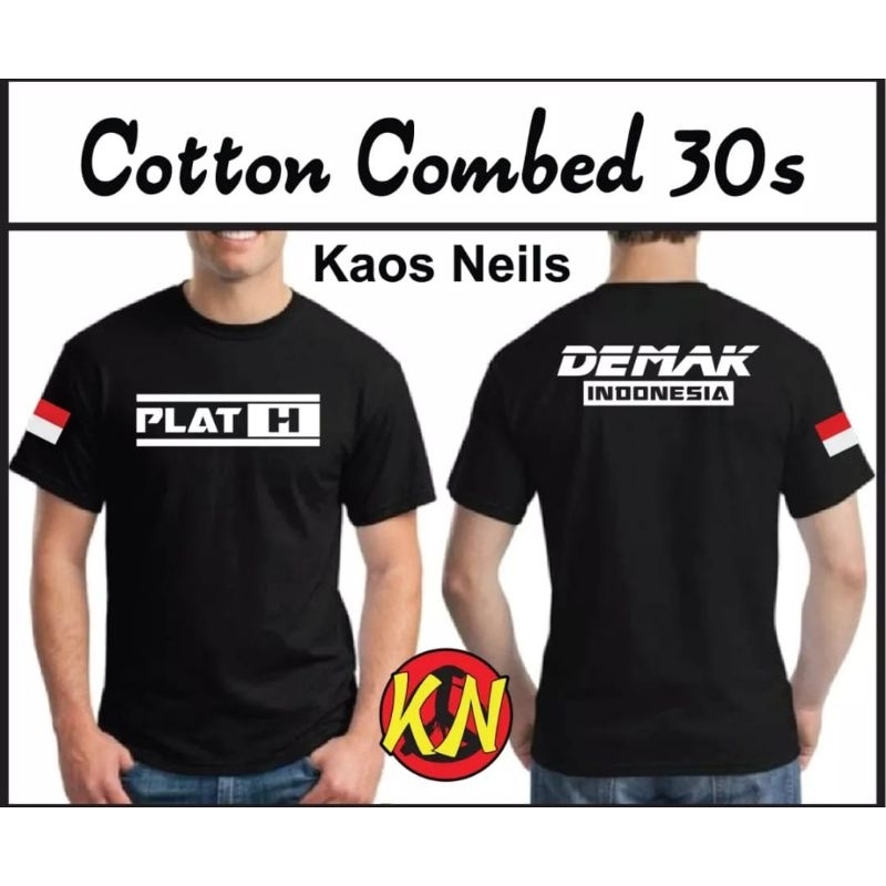 KAOS PLAT DAERAH DEMAK INDONESIA PLAT H