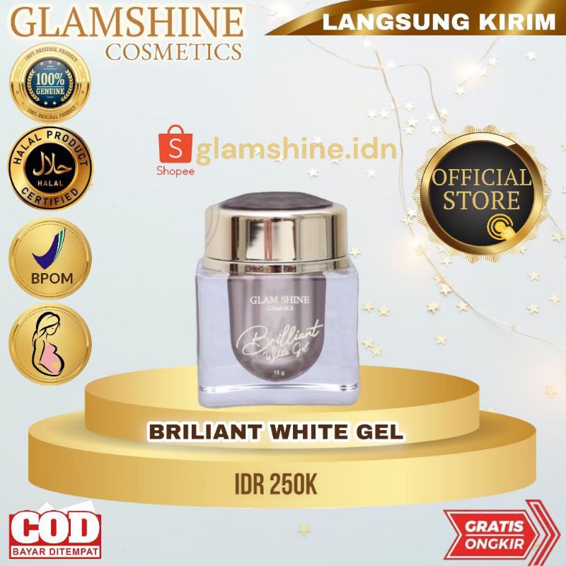 Glamshine BRILLIANT WHITE GEL Glamshine Glamshineofficial Glamshine official store Glam Shine Glame 