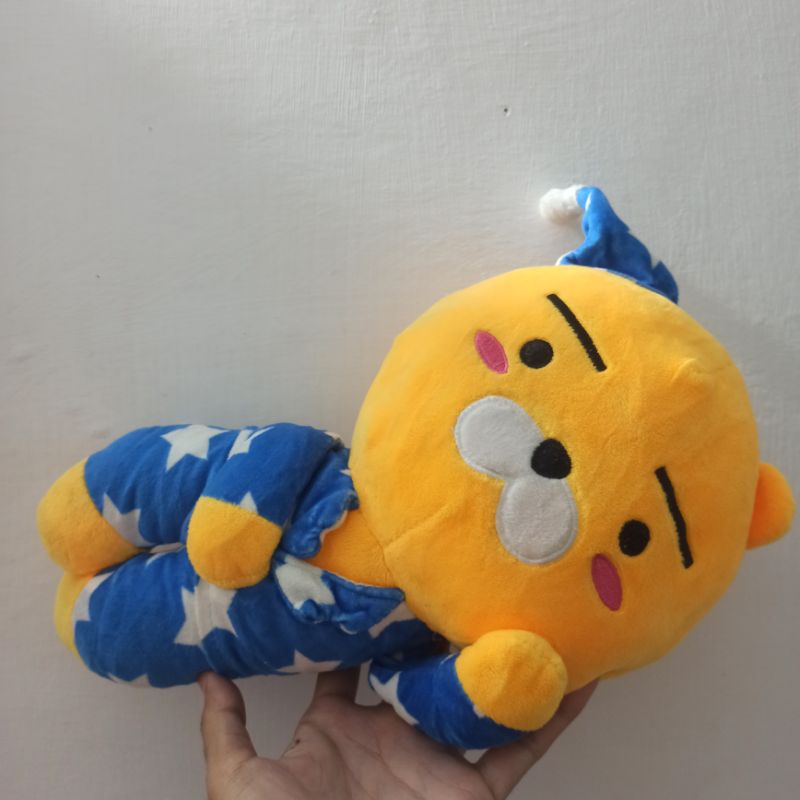 boneka ryan kakao friends kostum piyama plush doll ganci kostum rusa
