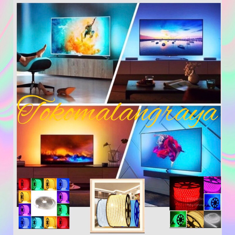 lampu led selang strip 5050/lampu selang led meteran