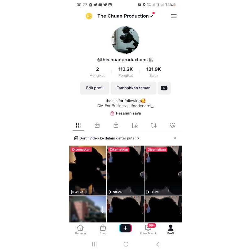 Akun Tiktok Followers Aktif Indo Konten FYP
