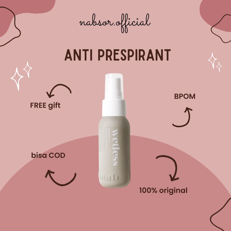 [Wetless] Butuh Deodorant / Antiperspirant