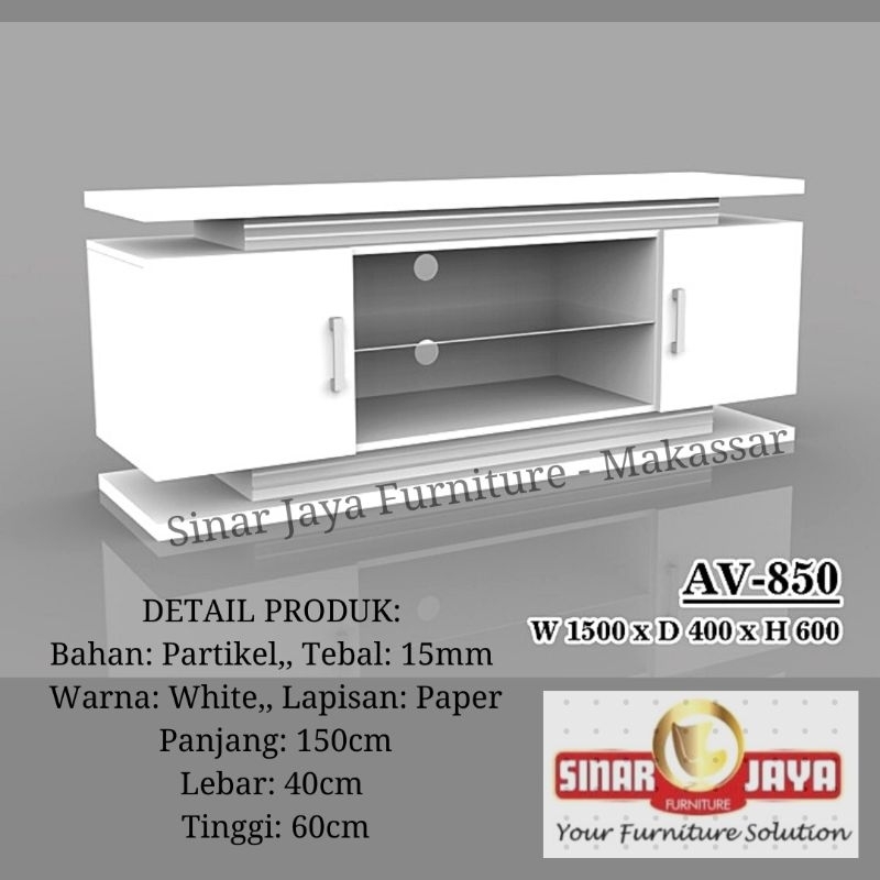Rak tv white - AV850/Bufet tv