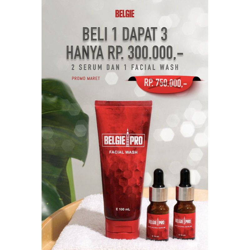 SERUM WAJAH FACE SERUM ANTI AGING BELGIE PRO WITH PROPOLIS IPPHO SANTOSA