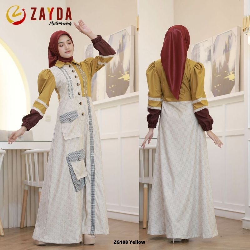 Gamis Zayda ZG108 / Zayda Terbaru 2023