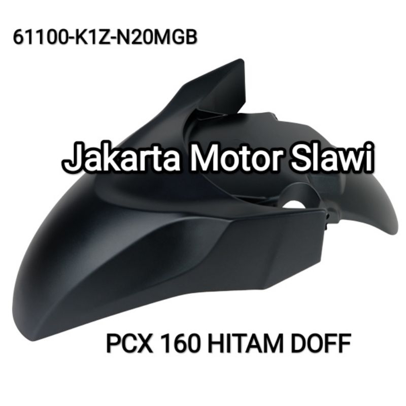 61100-K1Z-N20MGB spakbor slebor depan pcx 160 hitam doff asli honda