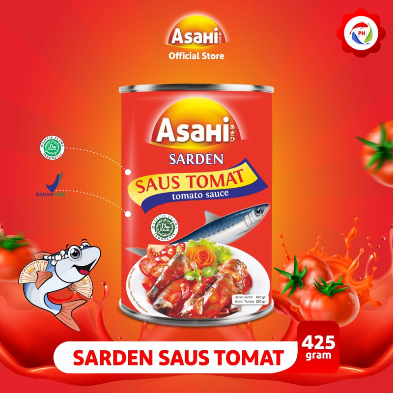 

sarden AsaHi 155g saus tomat