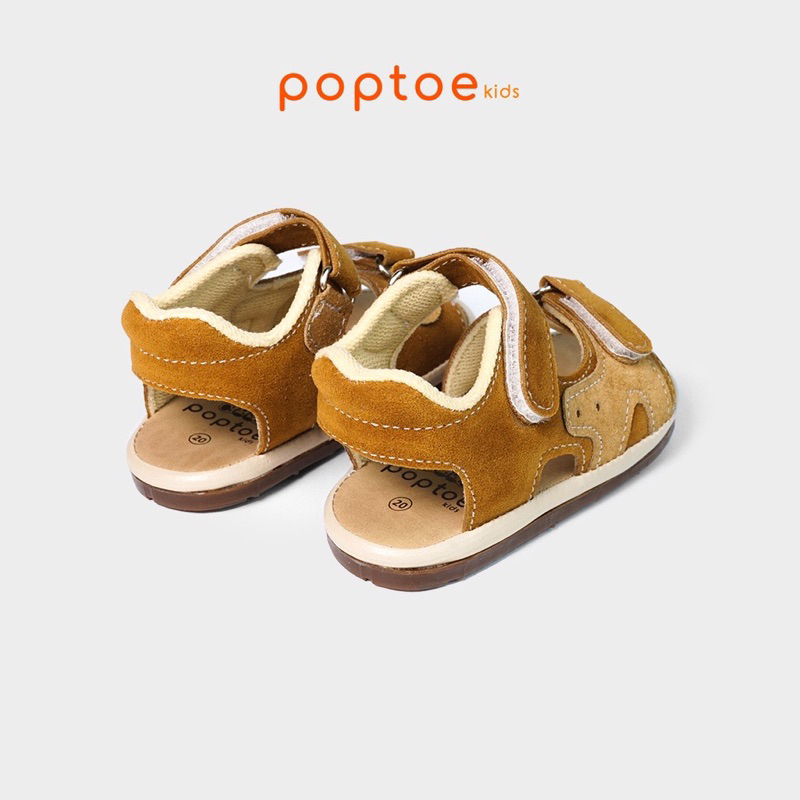 DINOANDBUNNY - SEPATU ANAK POPTOE SAND CARAMEL - Sandal anak laki-laki usia 1 - 3 Tahun - Sepatu anak