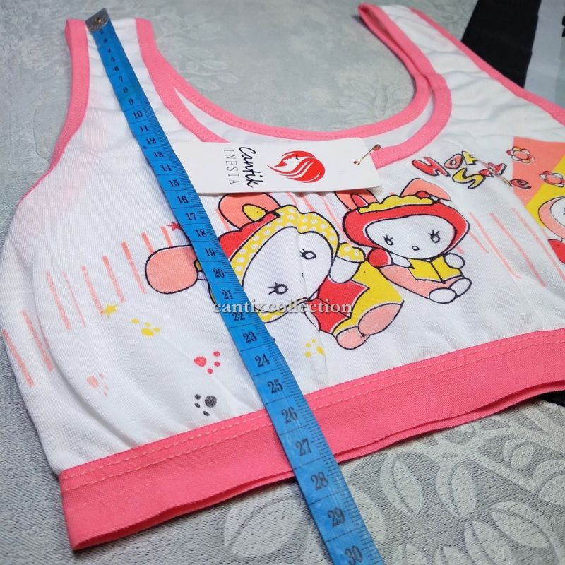 1 lusin miniset cantik motif gambar termurah | miniset anak remaja bahan katun tali besar