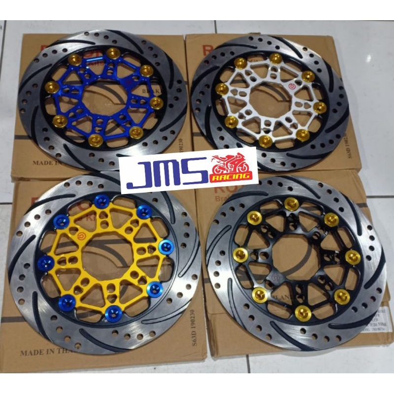 Piringan disc brake cakram rotor ukuran 220 mono blok beat vario 125 150 mio soul dan mx jupiter zo