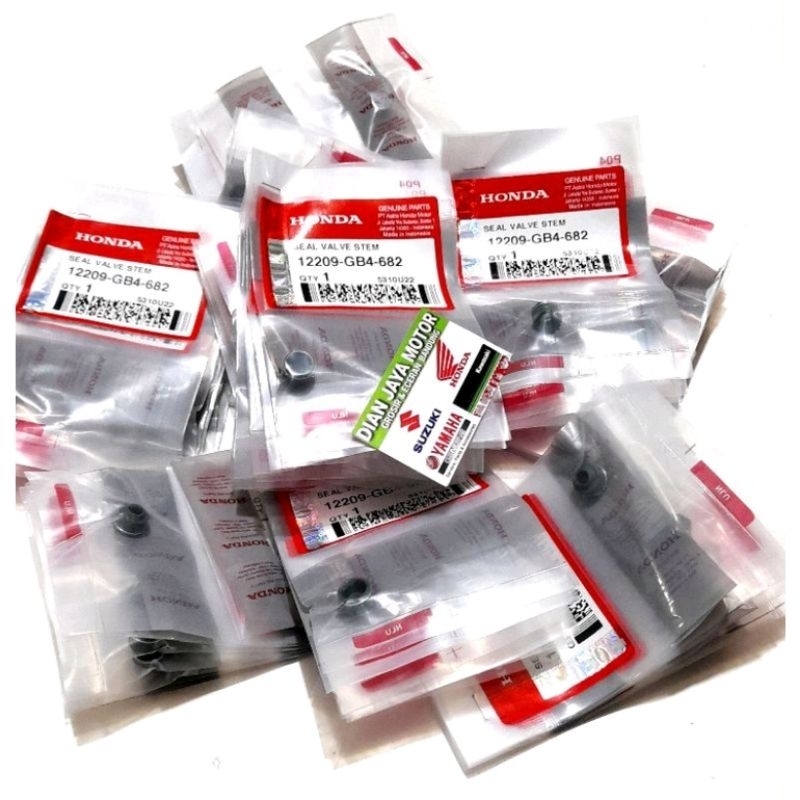 SIL KELEP SEAL KLEP ORI AHM HGP HONDA SUPRA GRAND KARISMA REVO BEAT VARIO SCOOPY 12209-GB4-682 ORI A