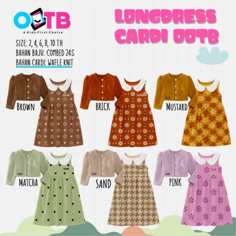 LONGDRESS CARDI KOREAN STYLE OOTB