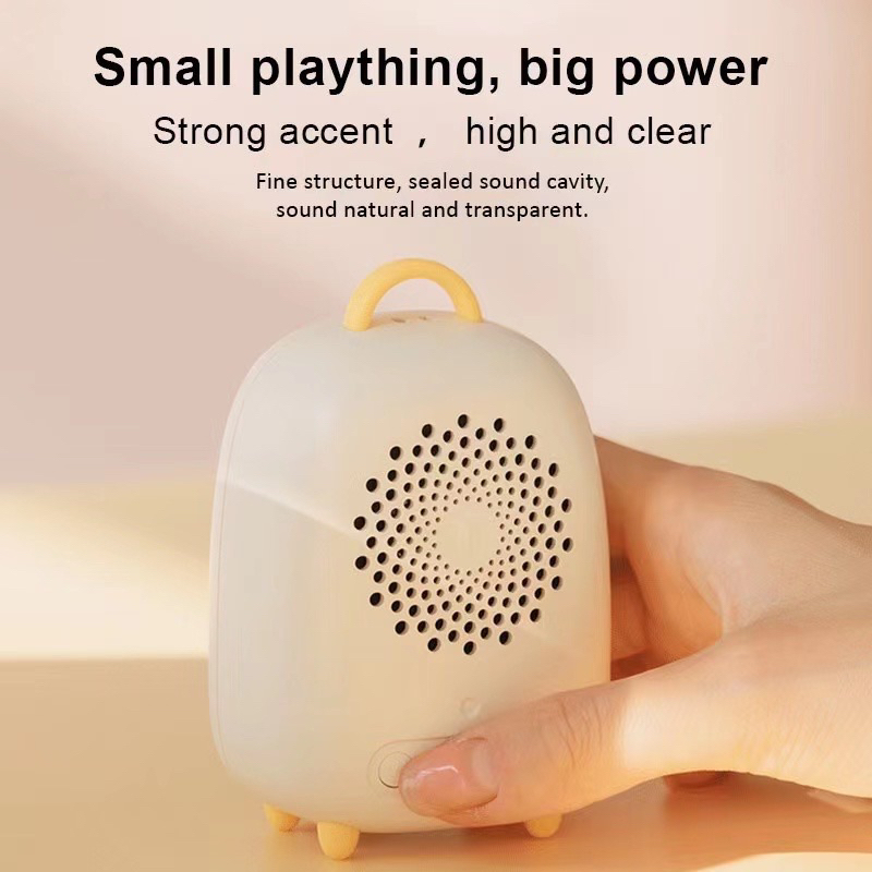 Speaker Nirkabel Kartun Pemutar Musik Lucu / Space Casule Speaker Bluetooth Portabel HIFI Mini BY SEN