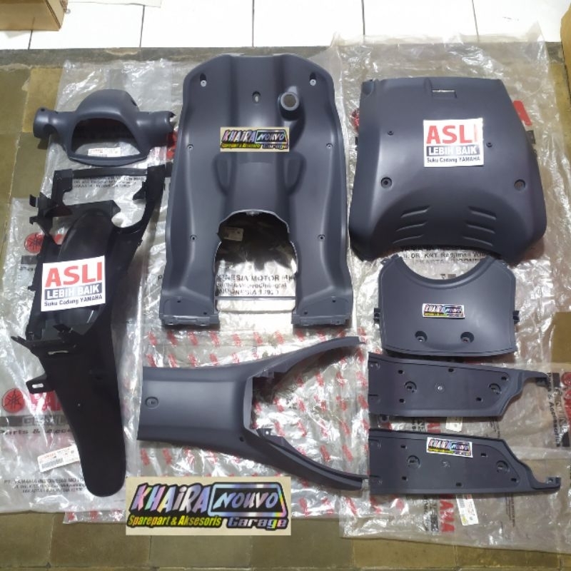 Body kasar nouvo lele fullset abu abu original dek kasar nouvo lele fullset abu2 original yamaha