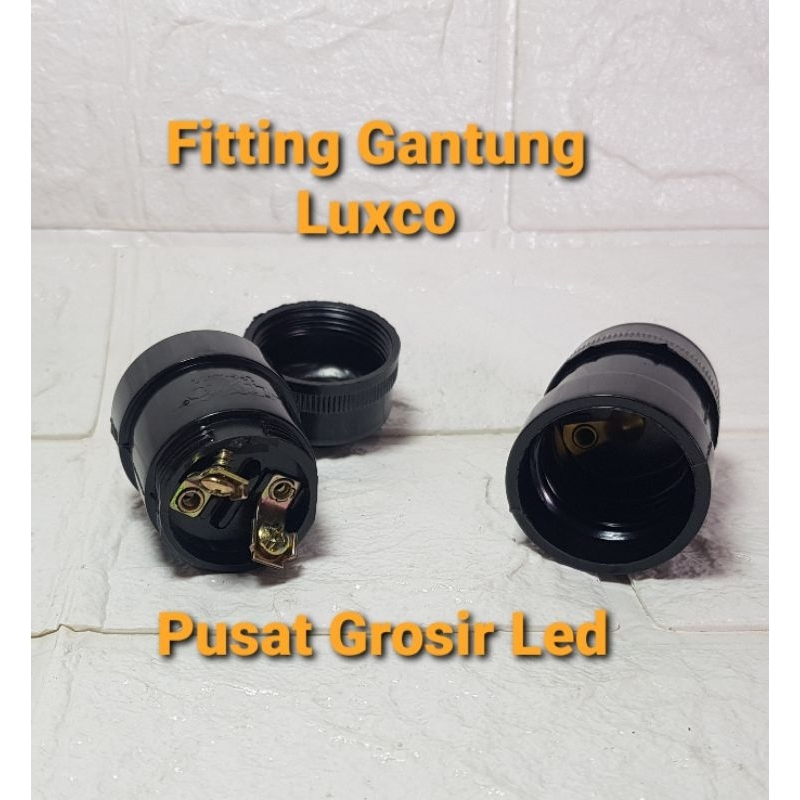 Paket Hemat 50 pcs ( 1 Box ) Fitting Gantung Hitam LUXCO SNI