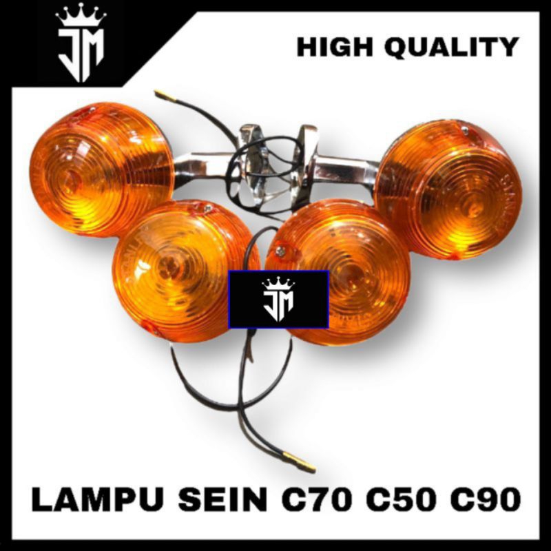 LAMPU SEIN DEPAN BELAKANG HONDA C70 C50 C90 MODEL ORIGINAL