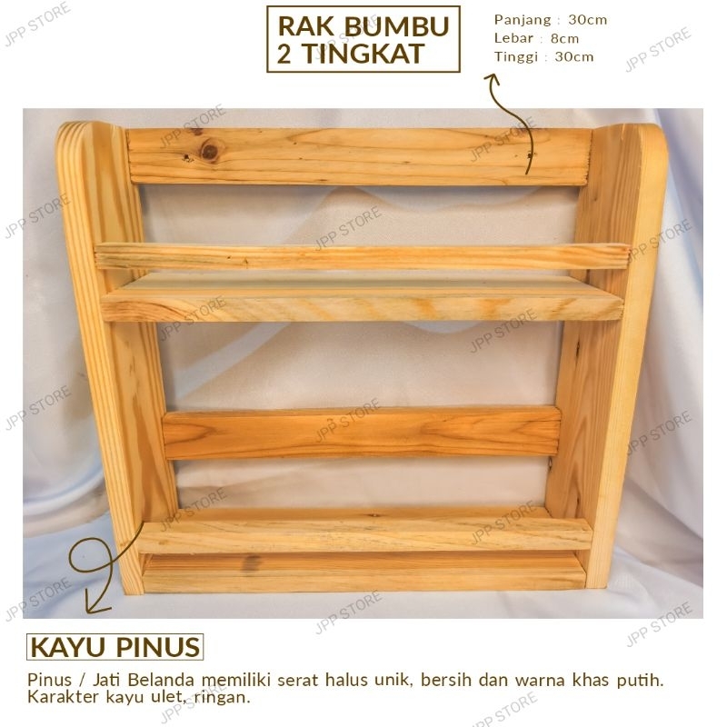 Rak Serbaguna - Rak kosmetik - Rak Bumbu - Rak Cemilan