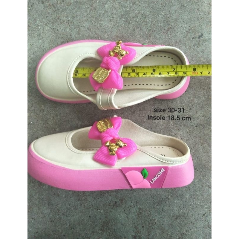 Sepatu Sandal Anak Perempuan Bustong Sandal Anak Perempuan Import PVC Tebal Sendal Jelly Anak 2338-A2 LANCOMEE