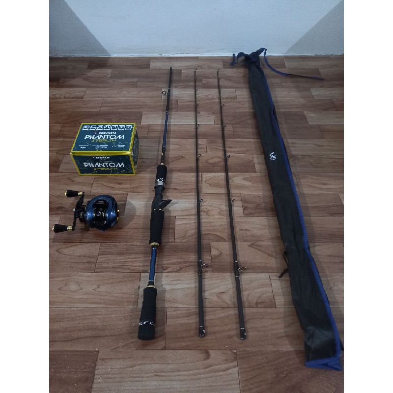 Set Pancing Bc Joran Bc Oncak double strike 180 + Reel Bc Phantom Strike