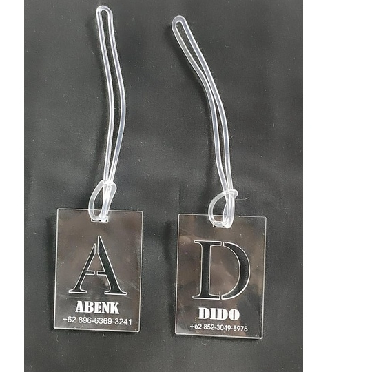 Bag Tag Akrilik | Auckland | Luggage Tag Akrilik Custom