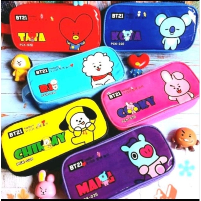 Tempat Pensil / Kostak Kain Fancy BT21 PCK-028