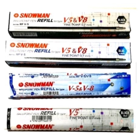 

Refill pulpen snowman V5 & V8 (12pcs)