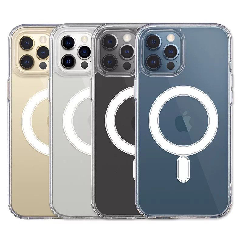 Case Magsafe IPHONE 7 7+ 8 8+ SE 2 2020 X XS MAX XR 11 12 13 14 15 PRO MAX 14+ 15+ PLUS Magnetic Case Clear Hybrid Bumper Casing