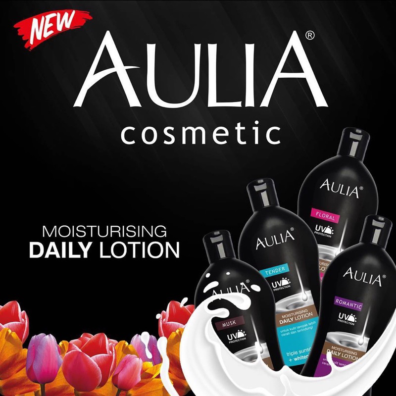 AULIA Daily Lotion 500ml [ Handbody With UV Protection Triple Sunscreen+Whitening ] BPOM