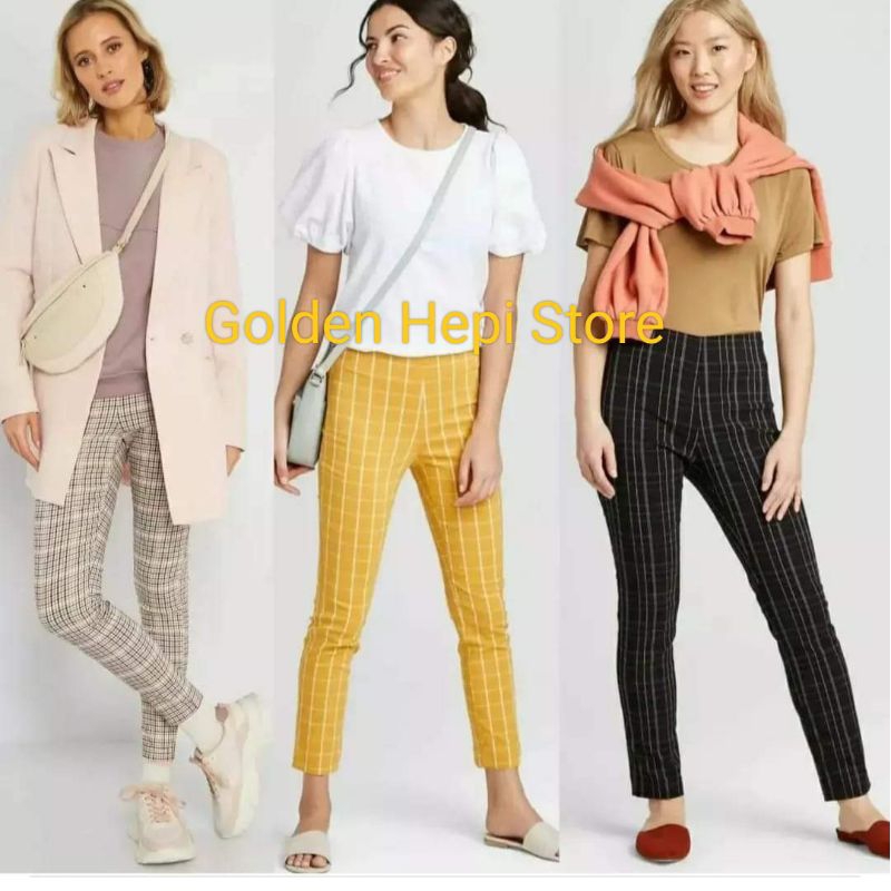 Celana Wanita An*day ankle pants