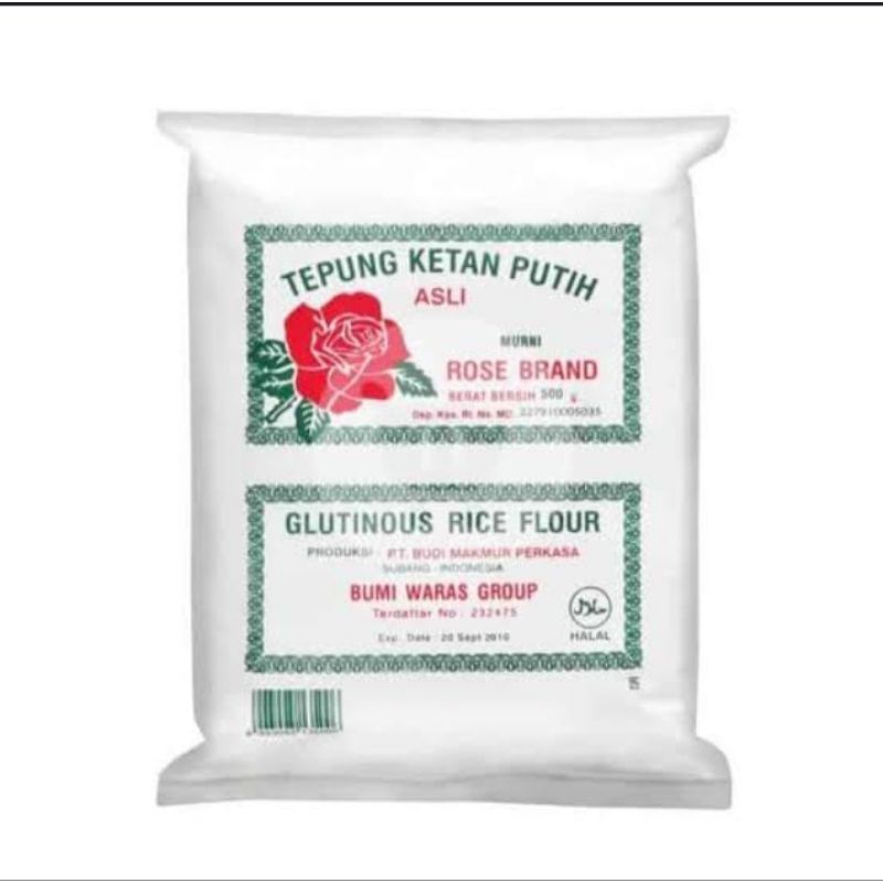 

Tepung ketan putih rose brand 500 gr