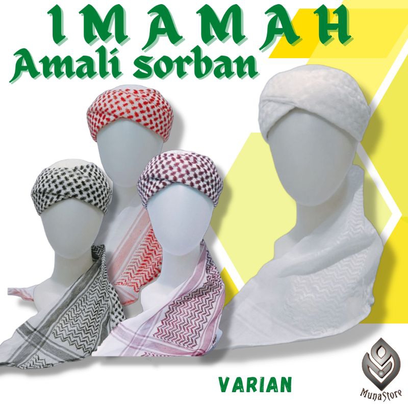 IMAMAH AMALI SORBAN imamah permanen sorban klewer
