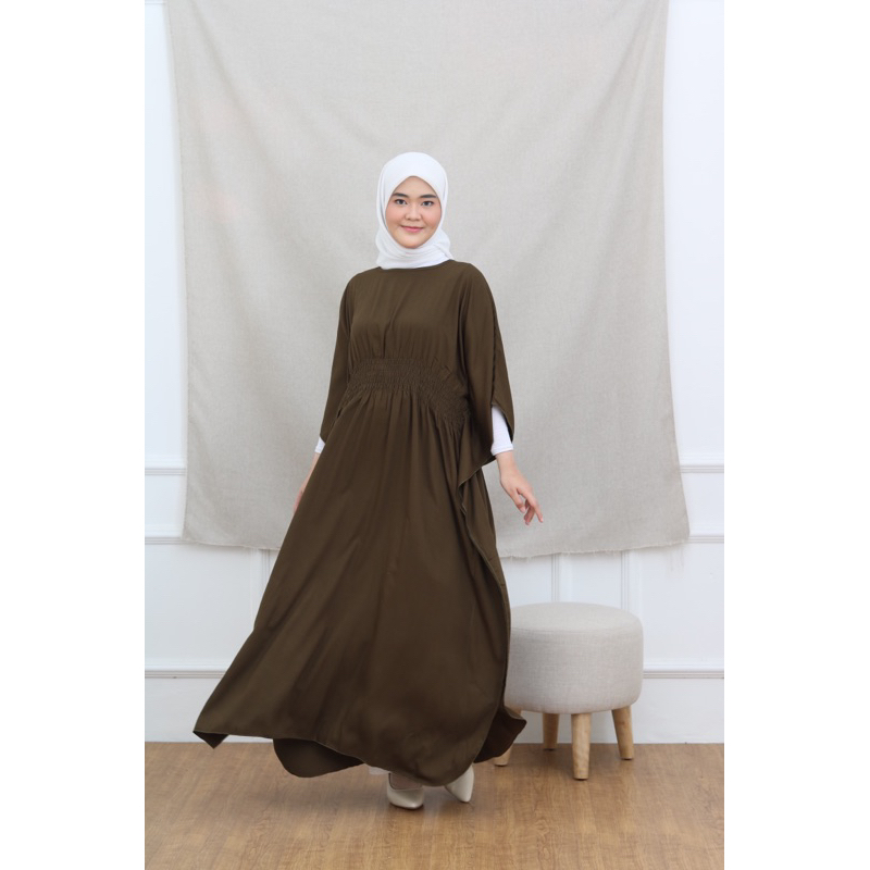 Kaftan Polos Army/ Kaftan Rayon/Dress / Long Dress