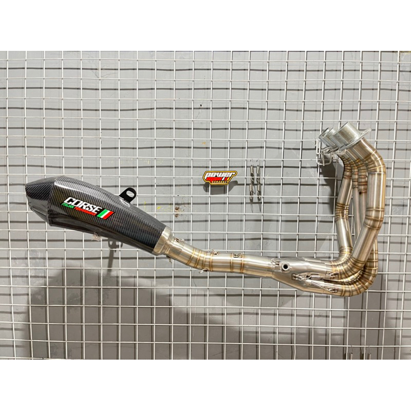 Knalpot CORSE Carbon Ninja ZX25R Underbelly Full System PNP