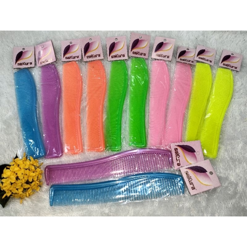 Sisir sakura/sisir warna cantik 23cm