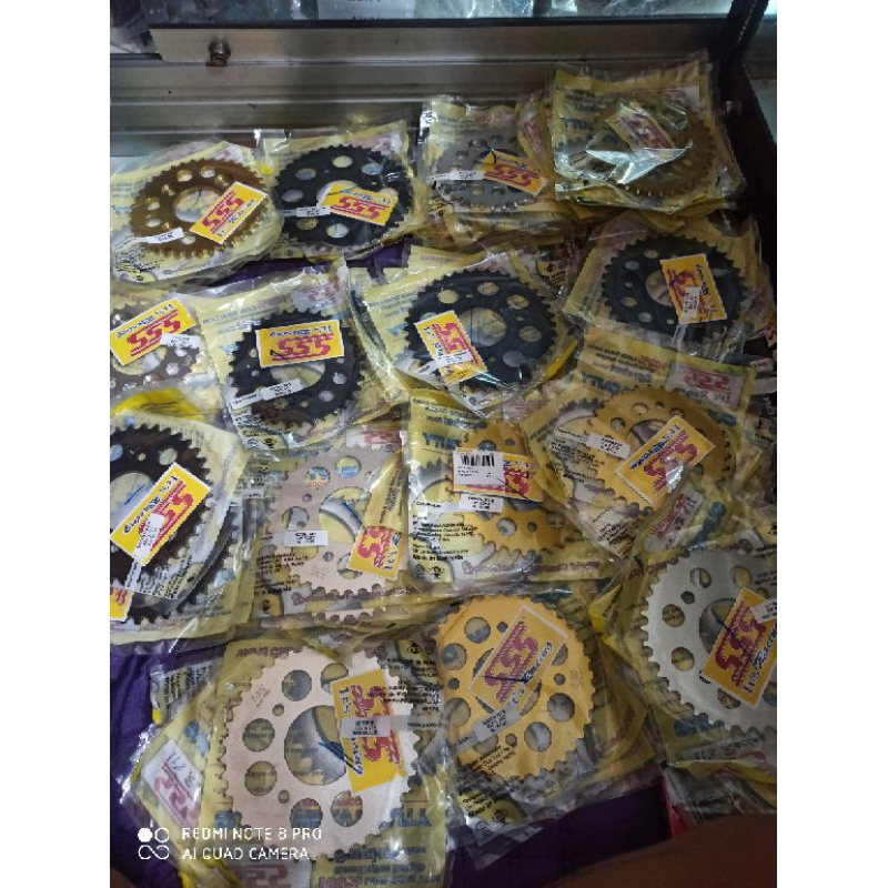 Gear sss 415 tiger megapro cb150r cbr sonic Gl supra kharisma ukuran 13 14 15 29 30 31 32 33 34 35 3