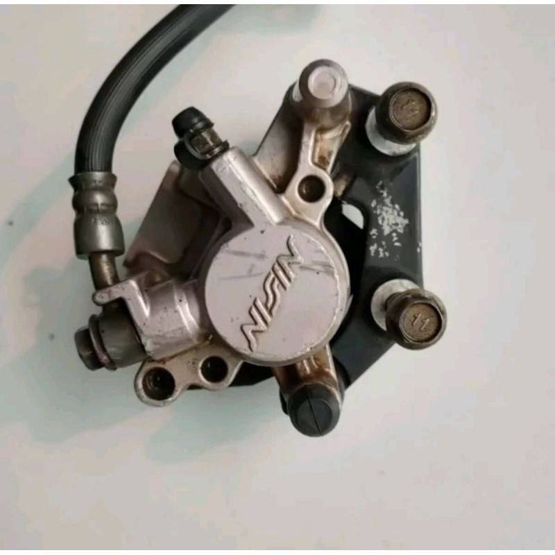 kaliper kepala pala babi rem cakram depan nissin ori original suzuki spin skydrive 125