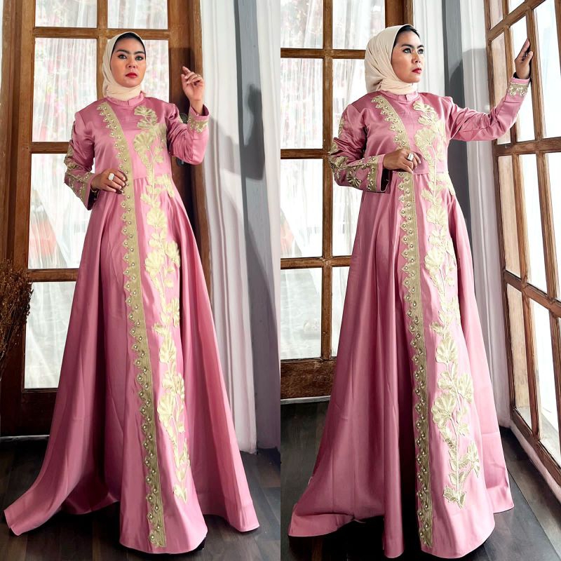 FASHION MISLIM//GAMIS BARBIE//GAMIS BRIDAL//SERAGAM KELUARGA//BAJU LEBARAN//BAJU PESTA LAMARAN//By Mirajaya Kebaya