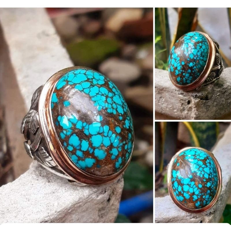 Pirus Persia Biru Serat Ceplok Kuro Top HQ Full Body glass (Harga Nego)