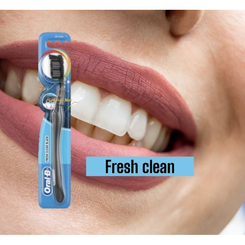 GS Sikat Gigi Oral-B  All Rounder Fresh Clean Black 1s / Oral B / Toothbrush