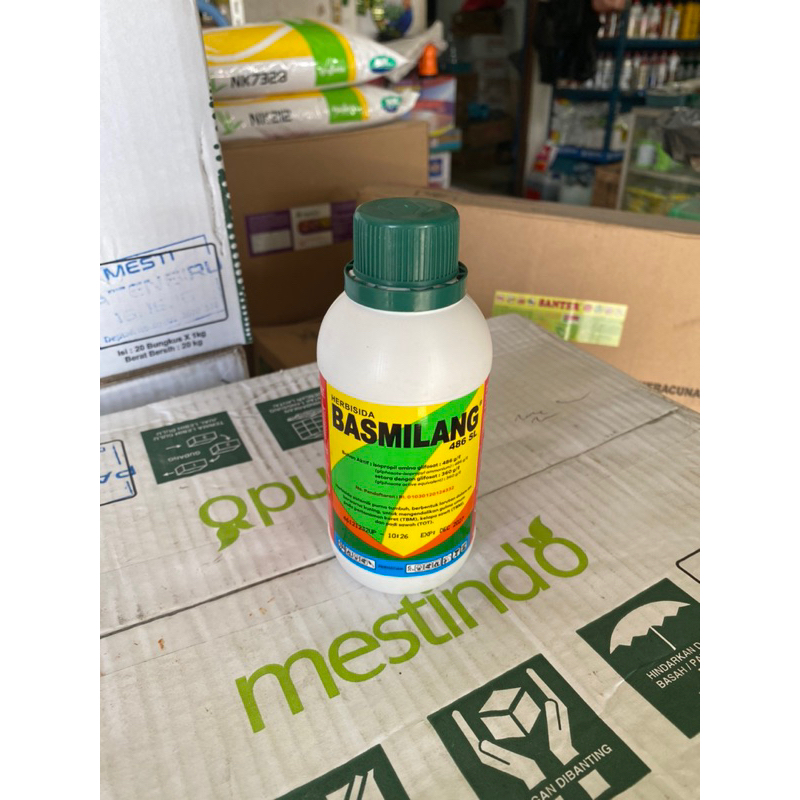 Herbisida BASMILANG 486SL 240ml Racun Rumput Sistemik Glifosat