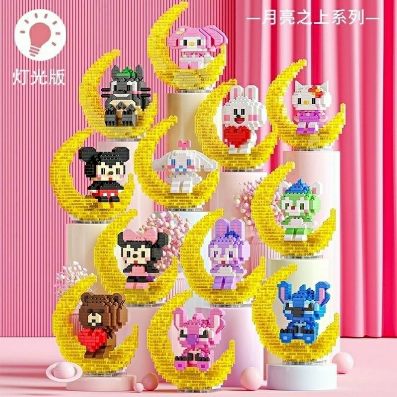 Nano Block Mainan Balok Building Block Nano Blok Nano Bricks Balok Susun Mainan Edukasi DIY LED Mode