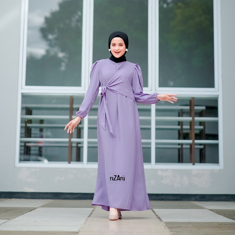 Gamis Dress Slendang tali by riZAru