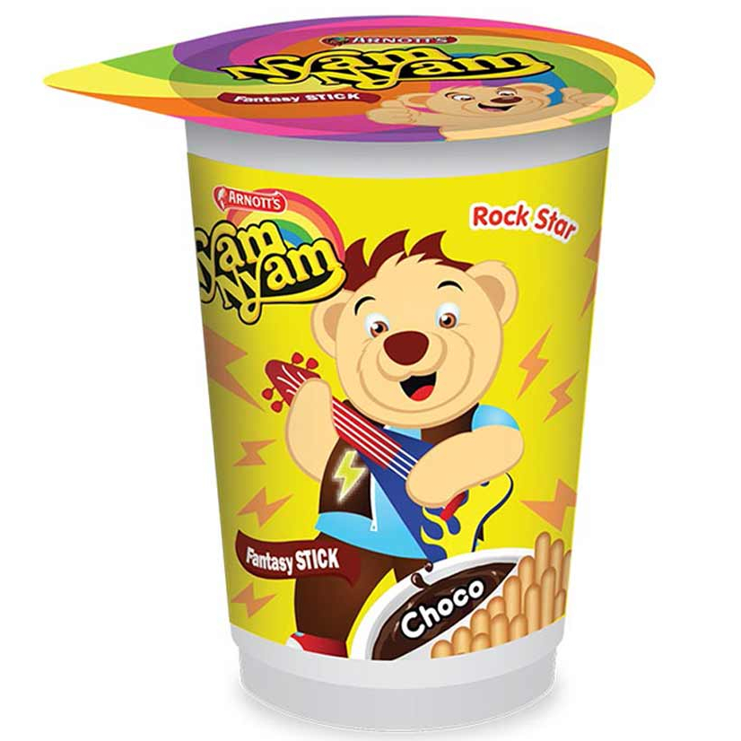 

Biscuit NYAM-NYAM Fantasy Stick Choco Pack 25gr
