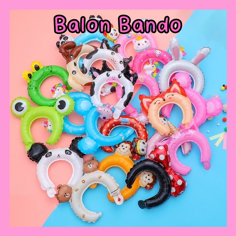 BALON FOIL BANDO KARAKTER HEWAN || BALON ULANG TAHUN